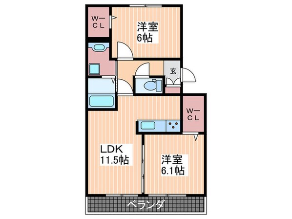 エミネンスの物件間取画像